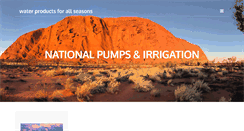 Desktop Screenshot of nationalpumps.com.au